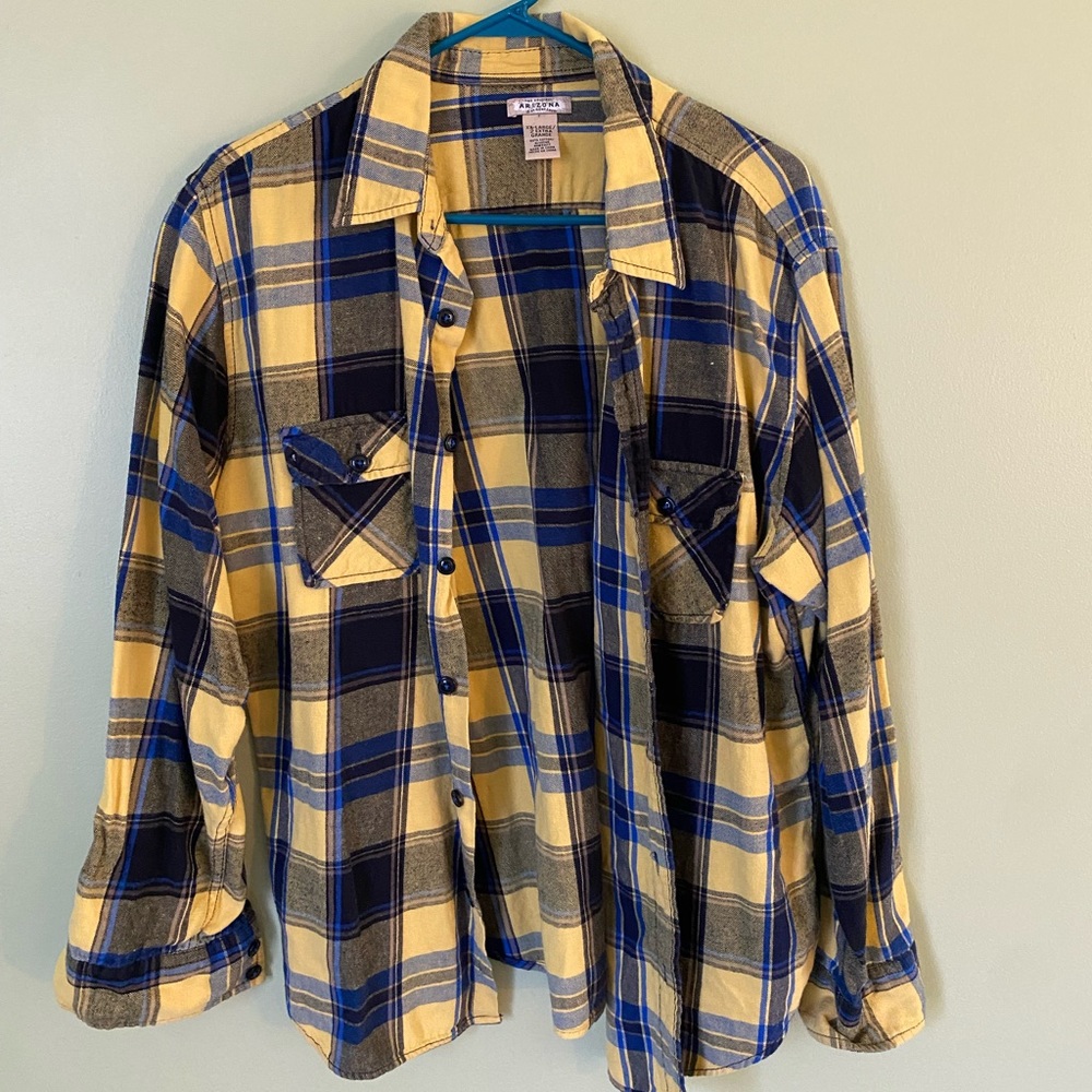 Yellow Plaid Flannel